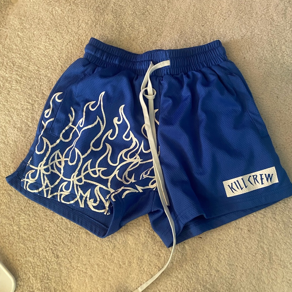 Kill Crew Blue Flame Shorts